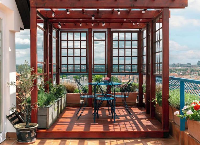 Balkon Foto's
