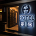 Hotel-ingang